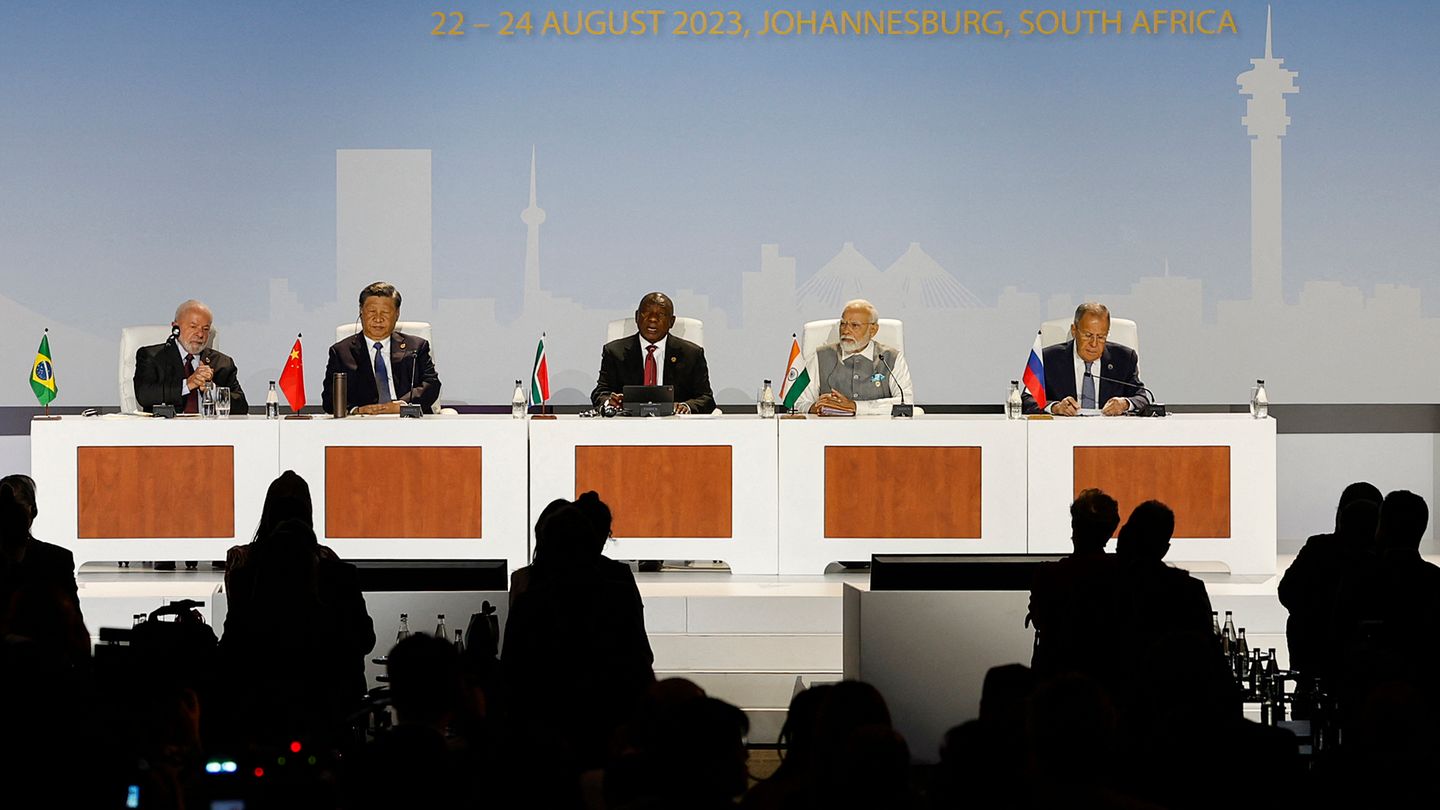Die Vertreter der Brics-Staaten