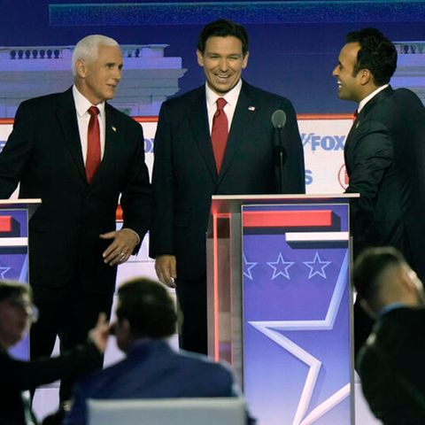 Chris Christie, Mike Pence, Ron DeSantis und Vivek Ramaswamy: Diese vier Kandidaten kommen auf rund 32 Prozent Zustimmung – zusammen. Donald Trump bringt mehr als 50 Prozentpunkte auf die Wählerwaage