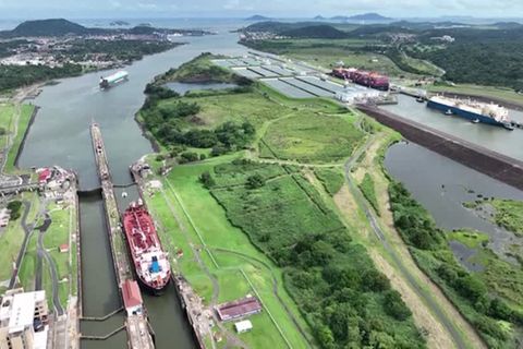 Dürre-Folgen: Panama-Kanal mindestens zehn weitere Monate nur eingeschränkt passierbar