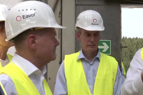 Video: Scholz sieht großes Potenzial für Tiefen-Geothermie in Deutschland