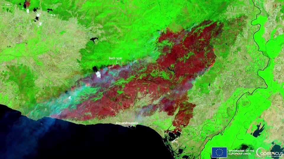 Video: Griechenland: Größte Waldbrandfläche in der Geschichte der Europäischen Union