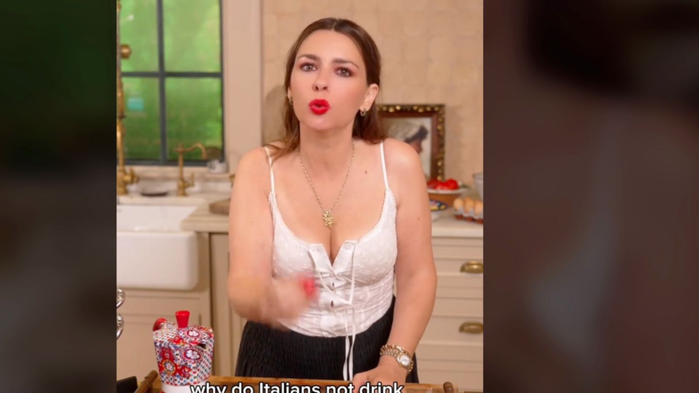 "The Pasta Queen" Nadia auf TikTok