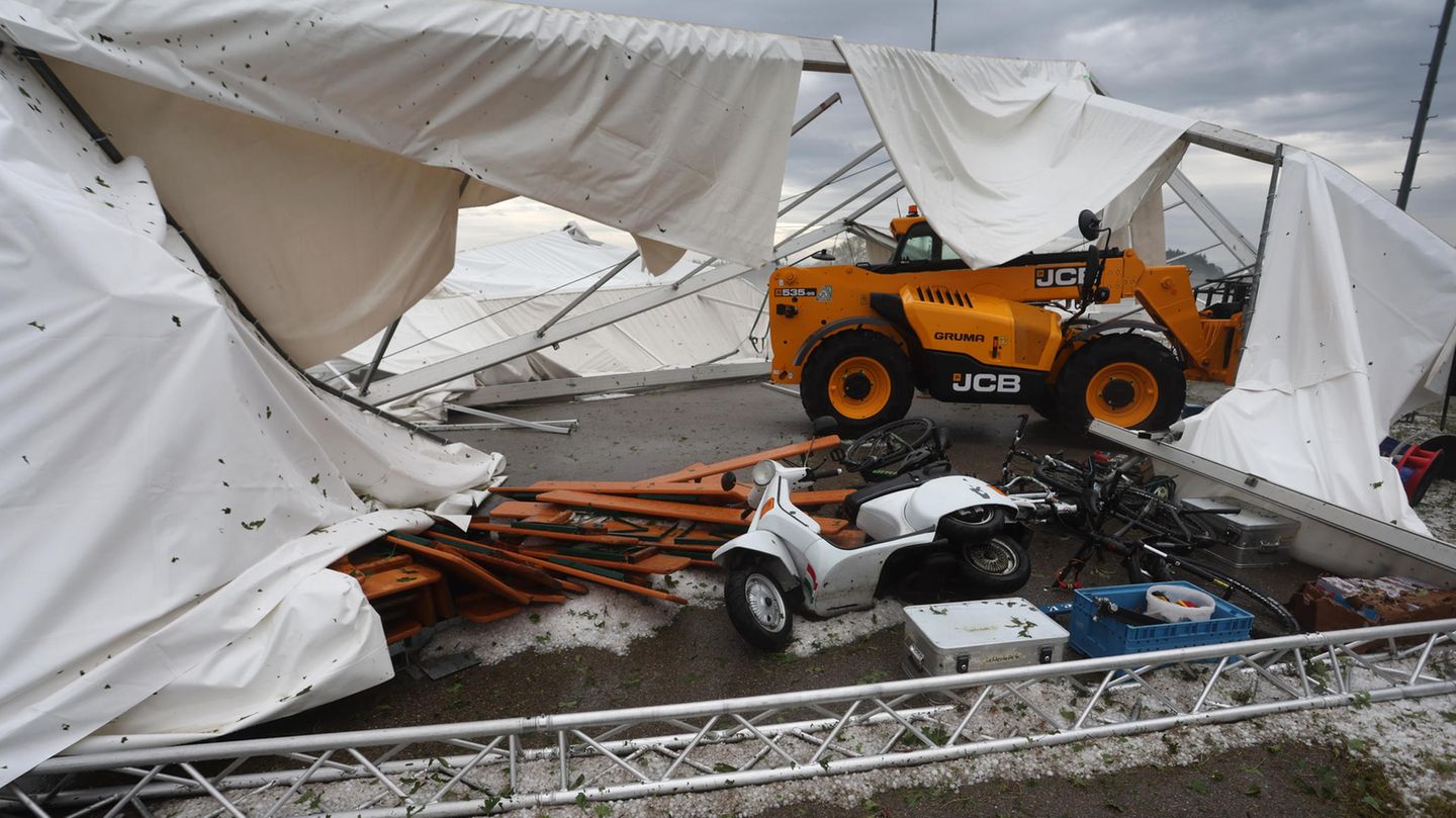 Unwetter in Deutschland