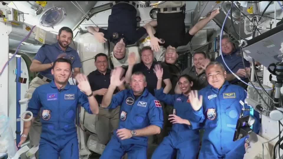 Video: Neue Besatzungsmitglieder auf der ISS eingetroffen