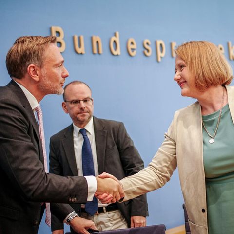 Scheinen sich einig zu sein bei der Kindergrundsicherung: Finanzminister Christian Lindner und Familienministerin Lisa Paus