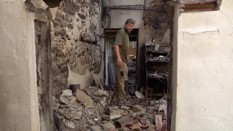 Video: Waldbrände in Griechenland: Eine Schneise der Verwüstung