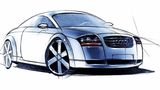 Audi TT Coupé Designskizze