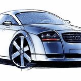 Audi TT Coupé Designskizze