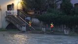Auch in Deutschland kam es zu heftigen Regenfällen in der Alpenregion. Der Inn trat in Teilen Bayerns über die Ufer
