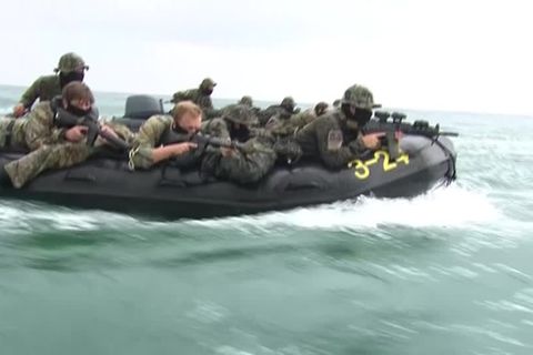 Video: Südkorea: Soldaten proben für den Ernstfall