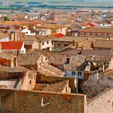 Blick auf ein spanisches Dorf