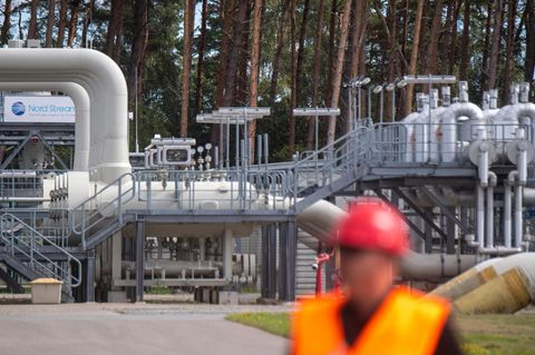 Seit einem Jahr kam kein Tropfen Gas aus Russland mehr in der Empfangsstation von Nord-Stream 1 in Mecklenburg-Vorpommern an