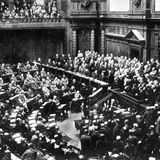 Sitzung im Reichstag im Jahr 1926
