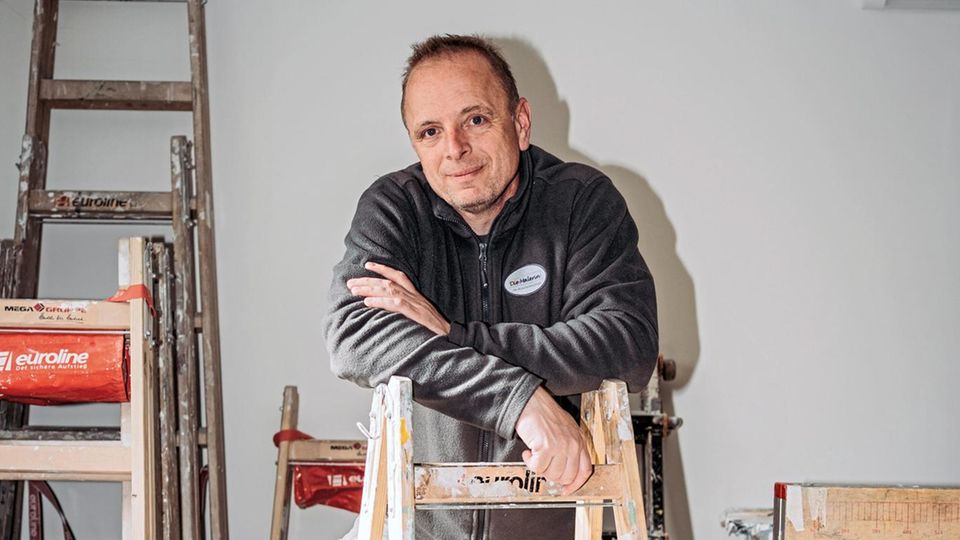 Maler Ingo Schwanke in Osterby