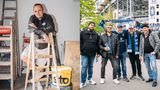 Ingo Schwanke bei der Arbeit und in der Freizeit
