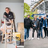 Ingo Schwanke bei der Arbeit und in der Freizeit