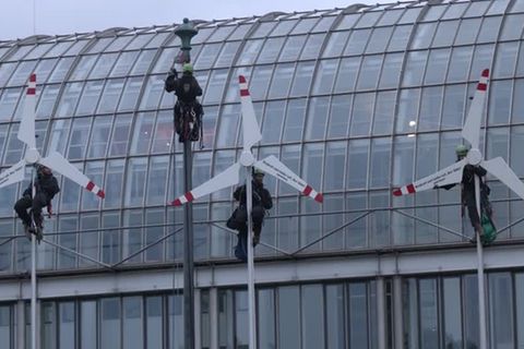 Video: "Windkraft statt heißer Luft" - Greenpeace fordert Ausbauschub in Bayern