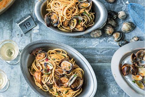Spaghetti alle Vongole mit Nduja