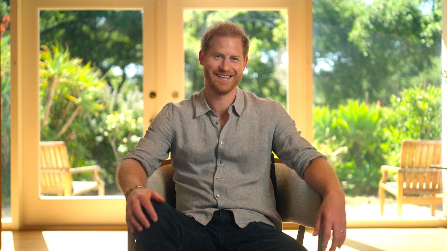 Prince Harry speaks of trauma and teases the Royal Family