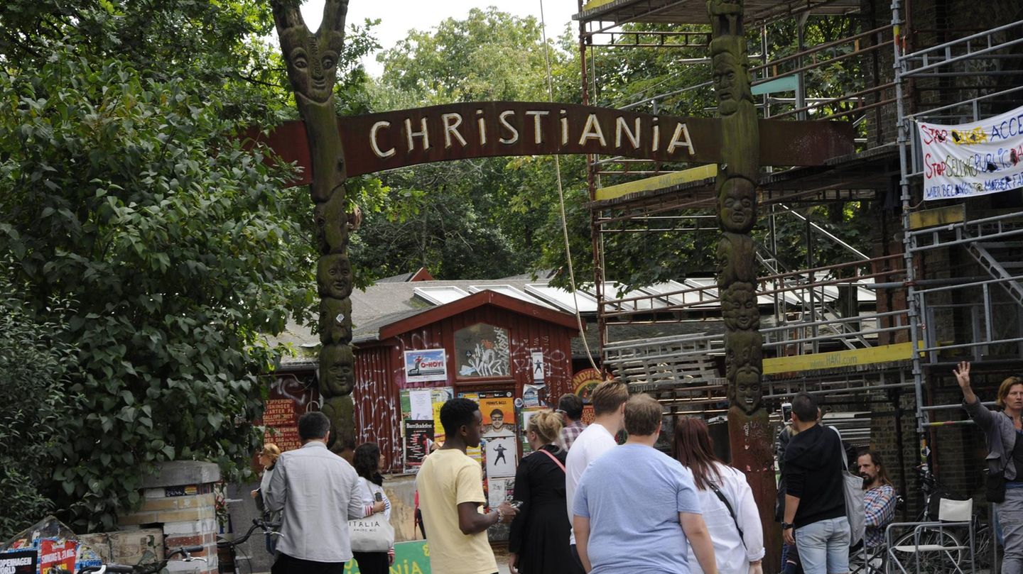 Kopenhagens Christiania-Viertel