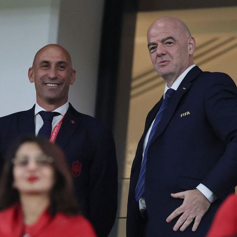 Luis Rubiales und Gianni Infantino