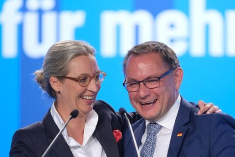 Alice Weidel und Tino Chrupalla