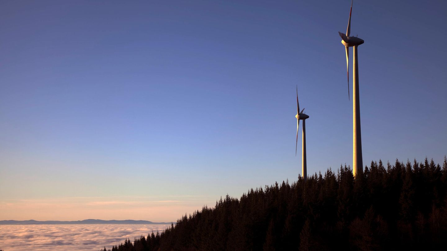 Windrad Sprengung Schauinsland