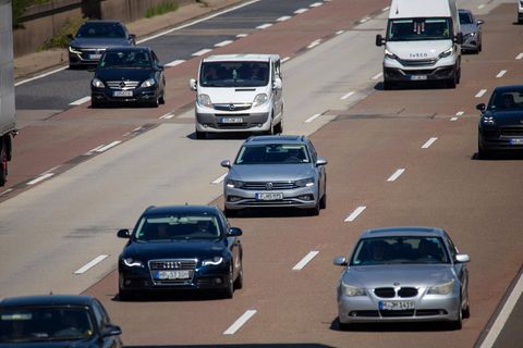 Ein Streit unter Freundinnen auf der Autobahn rief die Polizei auf den Plan (Archivbild)