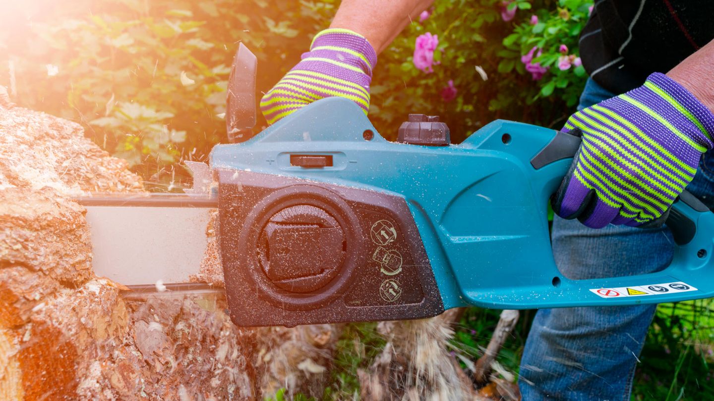 Kettensäge zum Holzschneiden