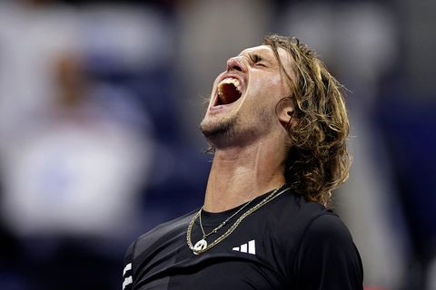 Alexander Zverev jubelt nach seinem Sieg