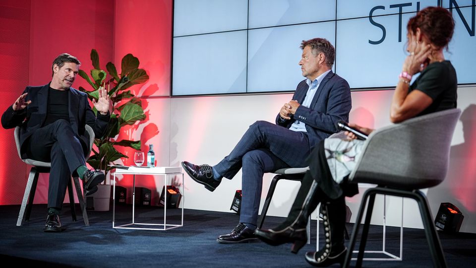 Gregor Peter Schmitz, Robert Habeck und Juli Zeh