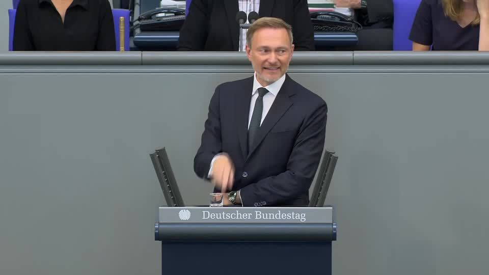 Video: Lindner verteidigt Kurswechsel in Haushaltspolitik - "Müssen uns neu fokussieren"