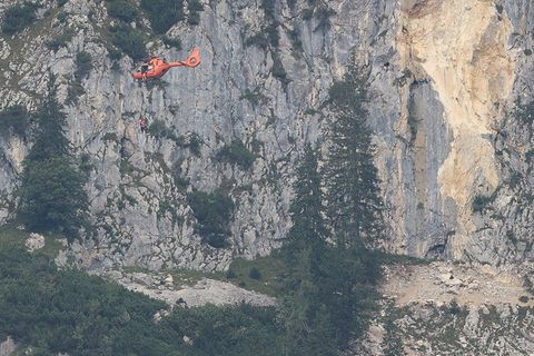 Goldtropfwand in den Chiemgauer Alpen