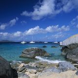 Segelschiffe vor den Britischen Jungferninseln