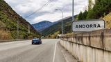Eine Straße in Andorra