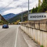 Eine Straße in Andorra