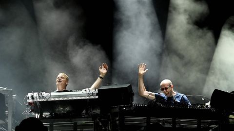 Chemical Brothers: Die Electronica-Pioniere Tom Rowlands (r.), 52 und Ed Simons, 53 (Archivbild)