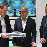 ... sowie an etwas kleineren – wie hier beim Stand von Continental