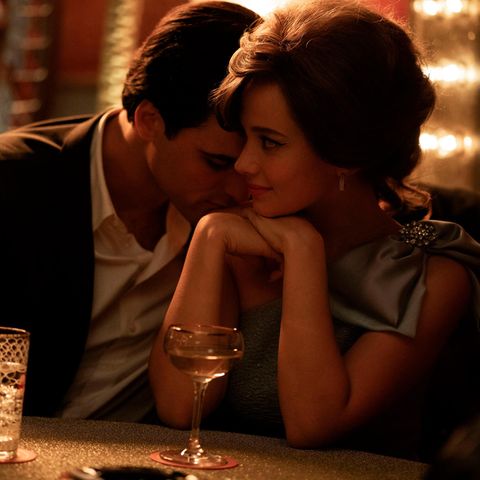 Elvis (Jacob Elordi) und seine Frau (Cailee Spaeny) in einer Szene des Films "Priscilla"