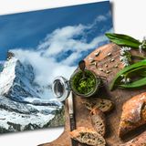 Aussicht mit Kräuterbrot