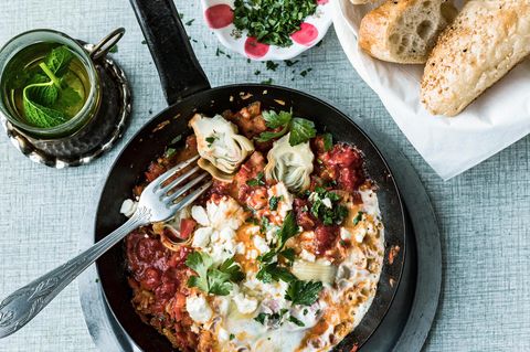 Menemen mit Artischockenherzen