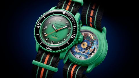 Swatch Mit Neuer Luxus Uhr Blancpain Fifty Fathoms Stern De