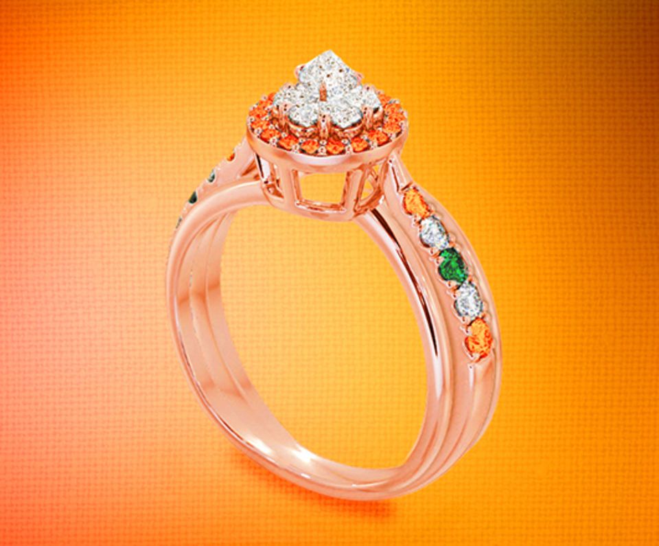 Pumpkin Spice Latte Ring Starbucks Pumpkin Spice Latte Ring by Angelica Diamond