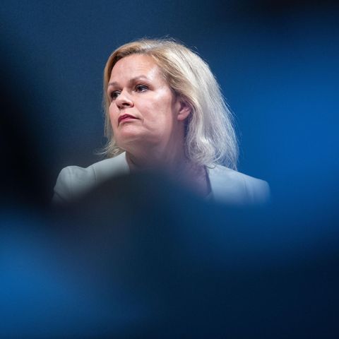 Bundesinnenministerin Nancy Faeser (SPD)