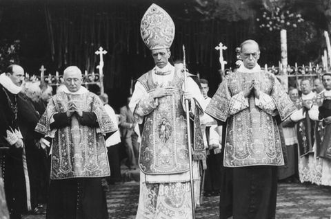Ein undatiertes Archivfoto von Papst Pius XII