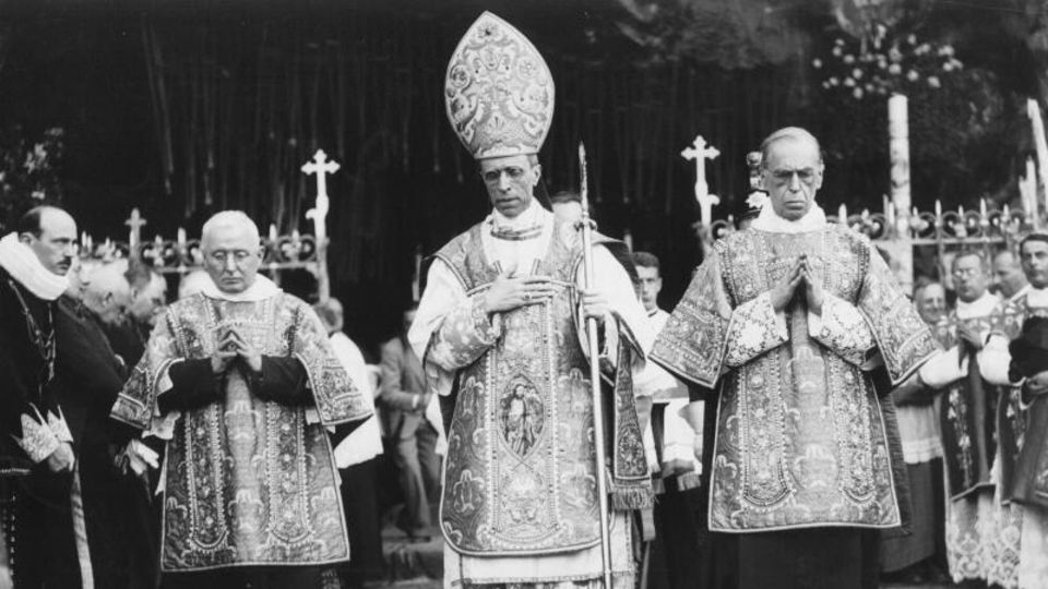 Ein undatiertes Archivfoto von Papst Pius XII