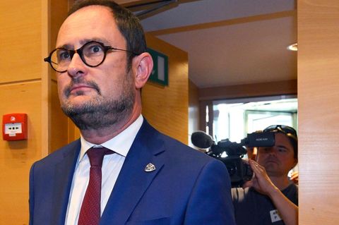 Der Justizminister Belgiens Vincent Van Quickenborne