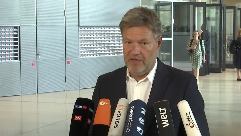 Video: Habeck: "Gehe zufrieden aus dieser Debatte heraus" Video: Habeck: "Gehe zufrieden aus dieser Debatte heraus"