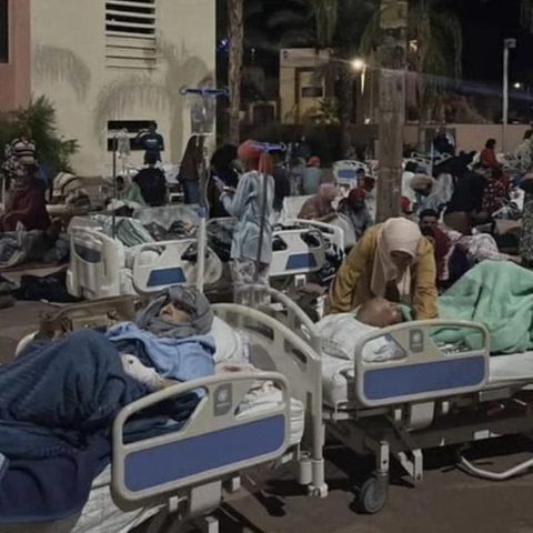 Eingestürzte Häuser in Marokko