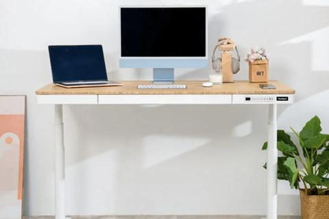 Der höhenverstellbare Schreibtisch Q8 von FlexiSpot